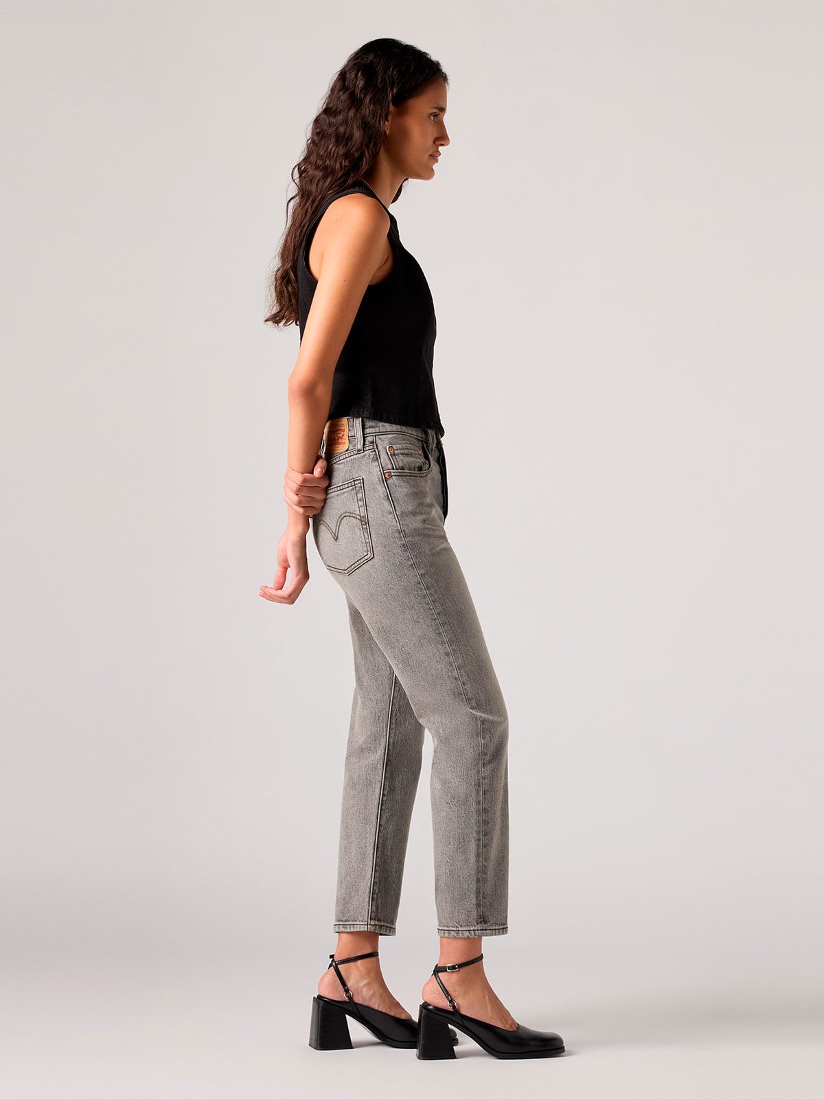 JEANS MUJER LEVI'S ALGODÓN 501 CROP - 2