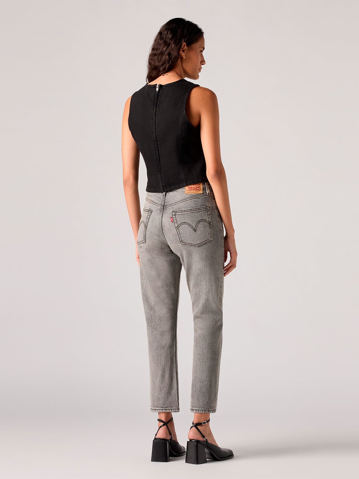 JEANS MUJER LEVI'S ALGODÓN 501 CROP - 3