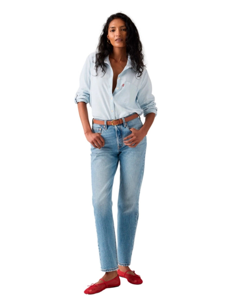 JEANS MUJER LEVI'S ALGODÓN 501 - 1