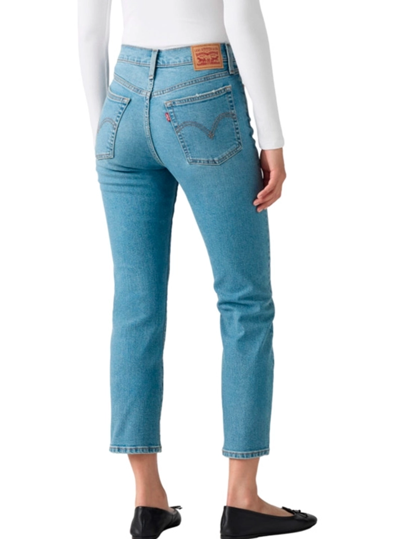 JEANS MUJER LEVI'S ALGODÓN WEDGIE STRAIGHT - 4
