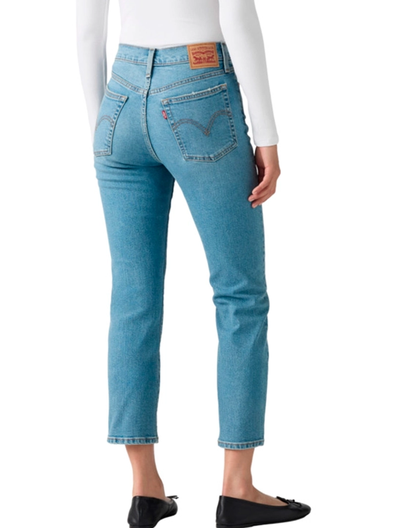 JEANS MUJER LEVI'S ALGODÓN WEDGIE STRAIGHT - 4