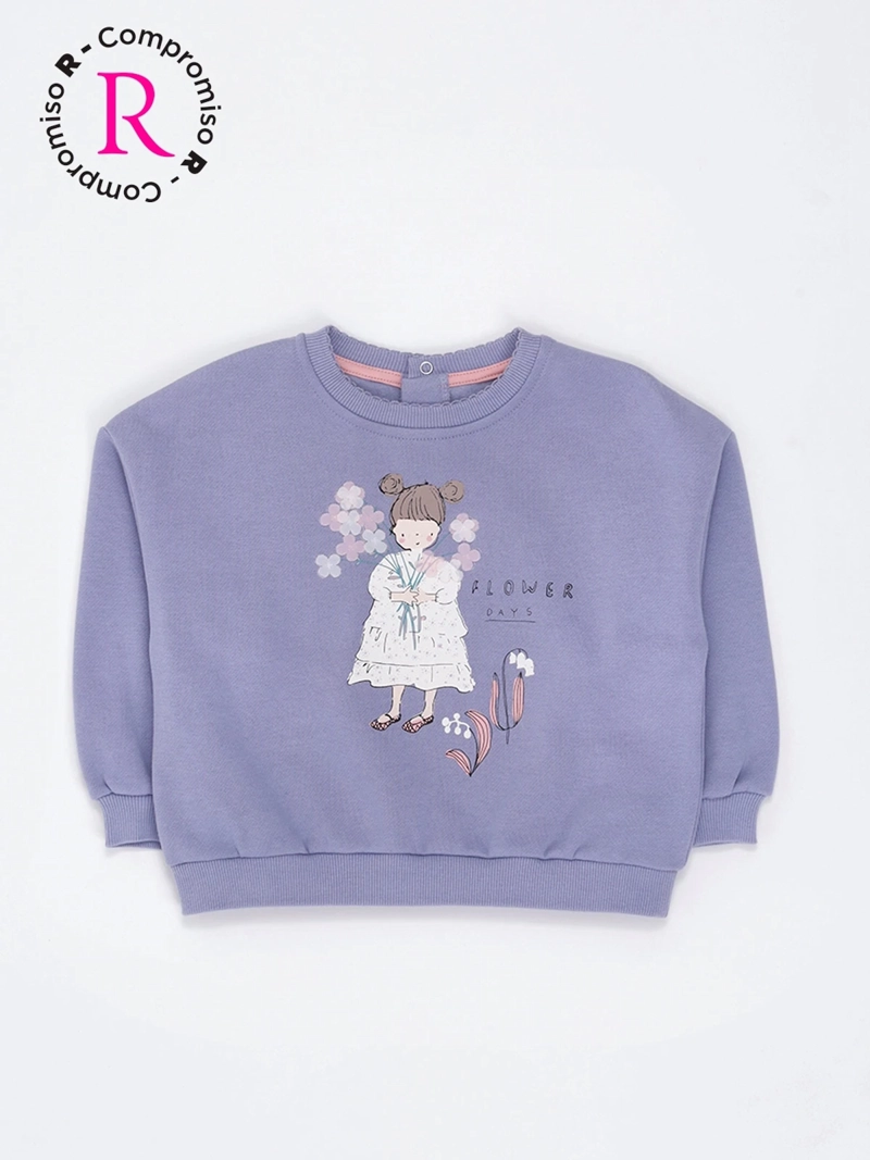 POLERÓN NIÑA BABY HARVEST PETALOS ESTAMPADO - 1