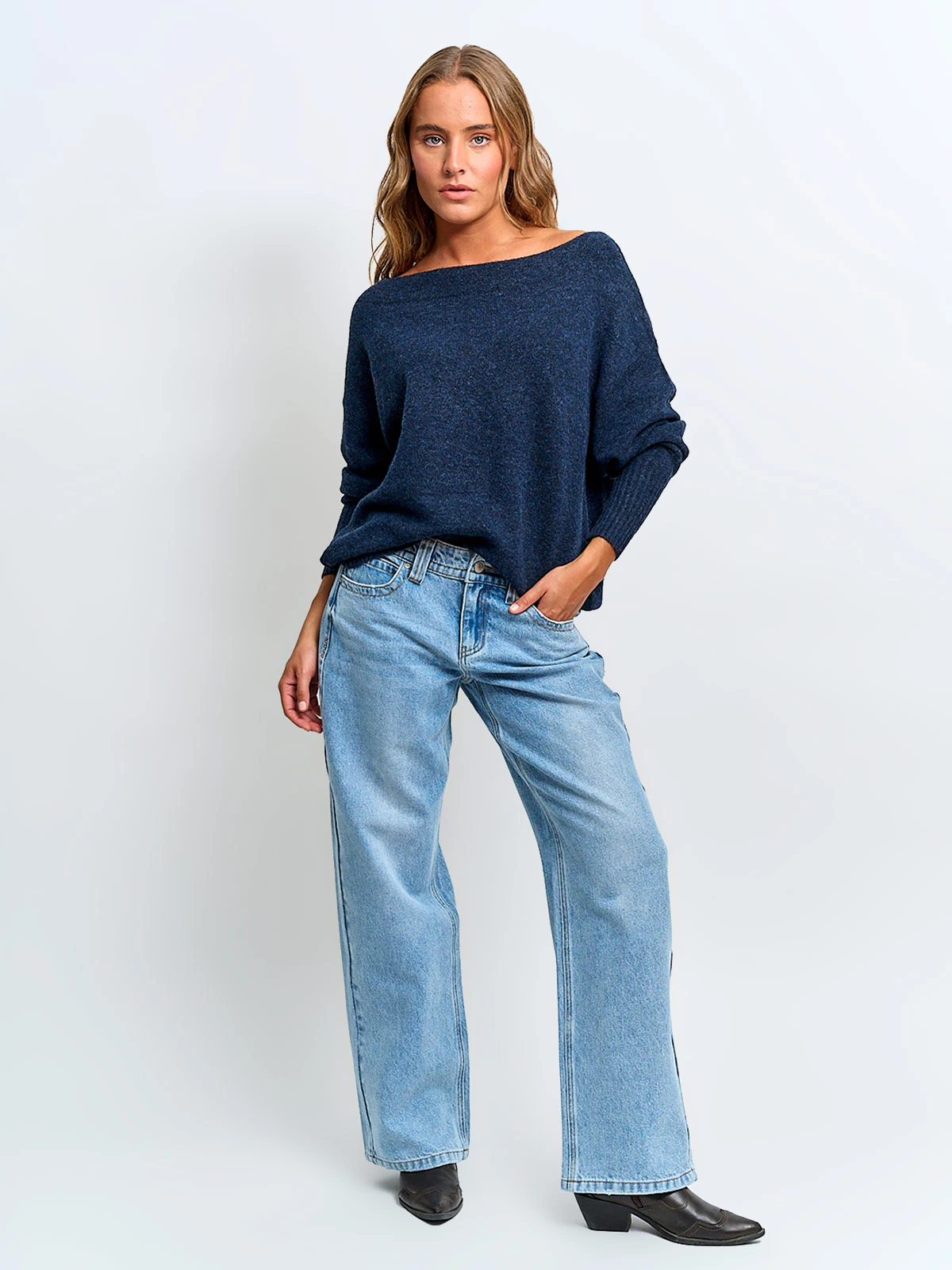 SWEATER MUJER INDEX MANGA LARGA - 4