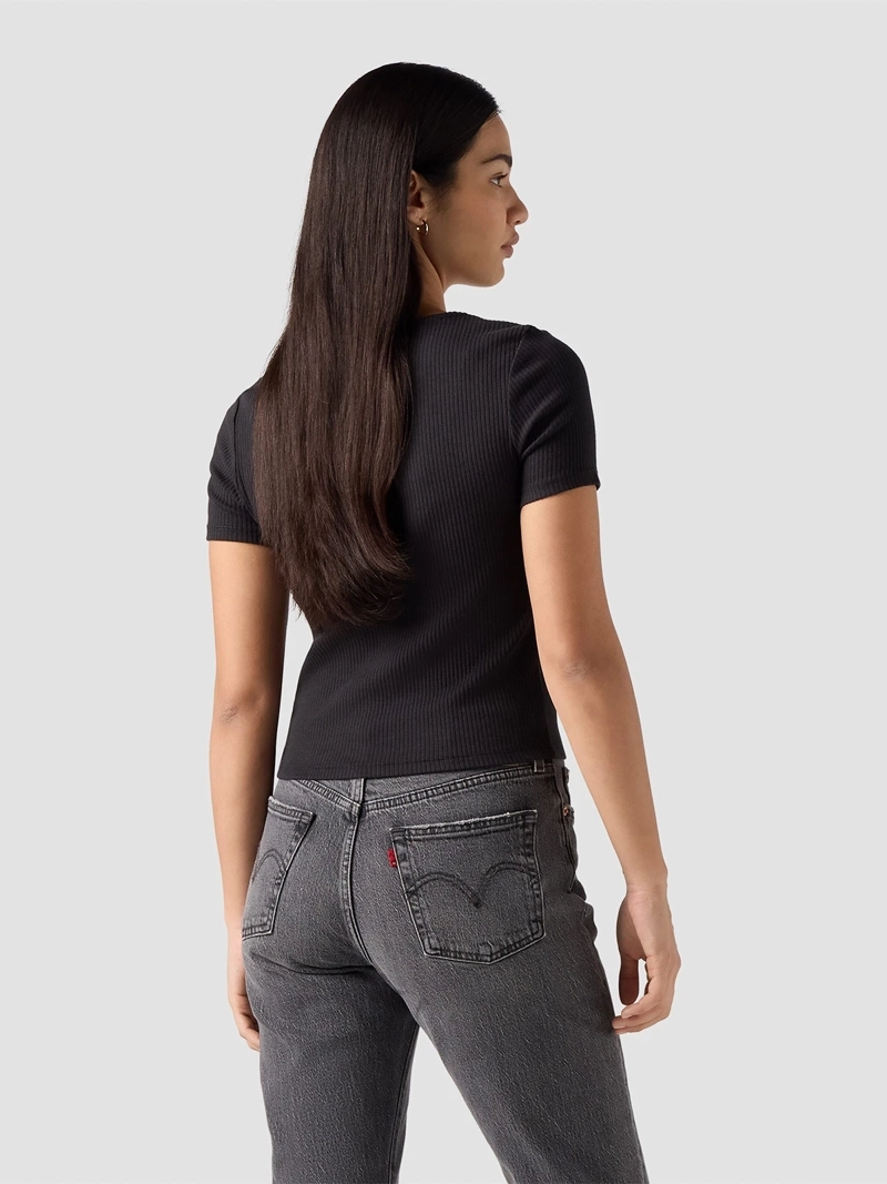 POLERA MUJER LEVI'S ALGODÓN MANGA CORTA - 2