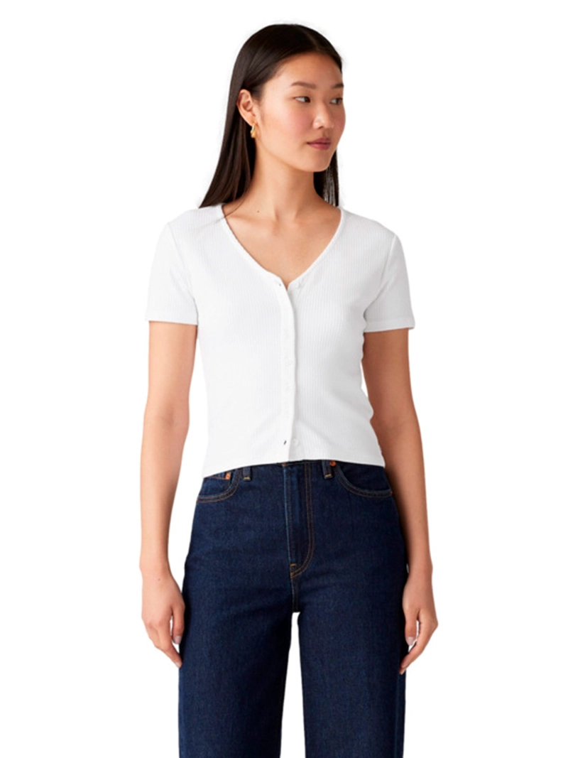 POLERA MUJER LEVI'S ALGODÓN MANGA CORTA - 1