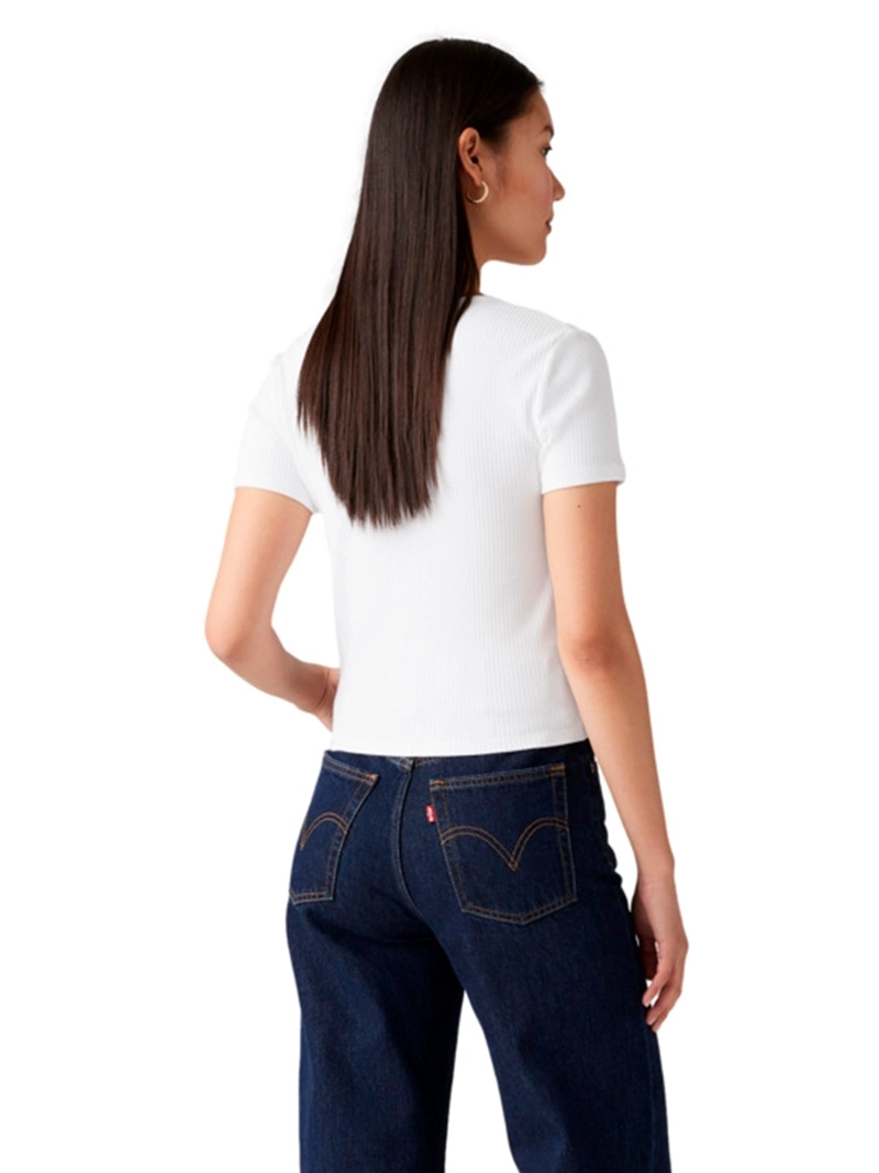 POLERA MUJER LEVI'S ALGODÓN MANGA CORTA - 2