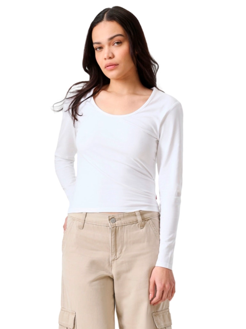 POLERA MUJER LEVI'S ALGODÓN MANGA LARGA - 1
