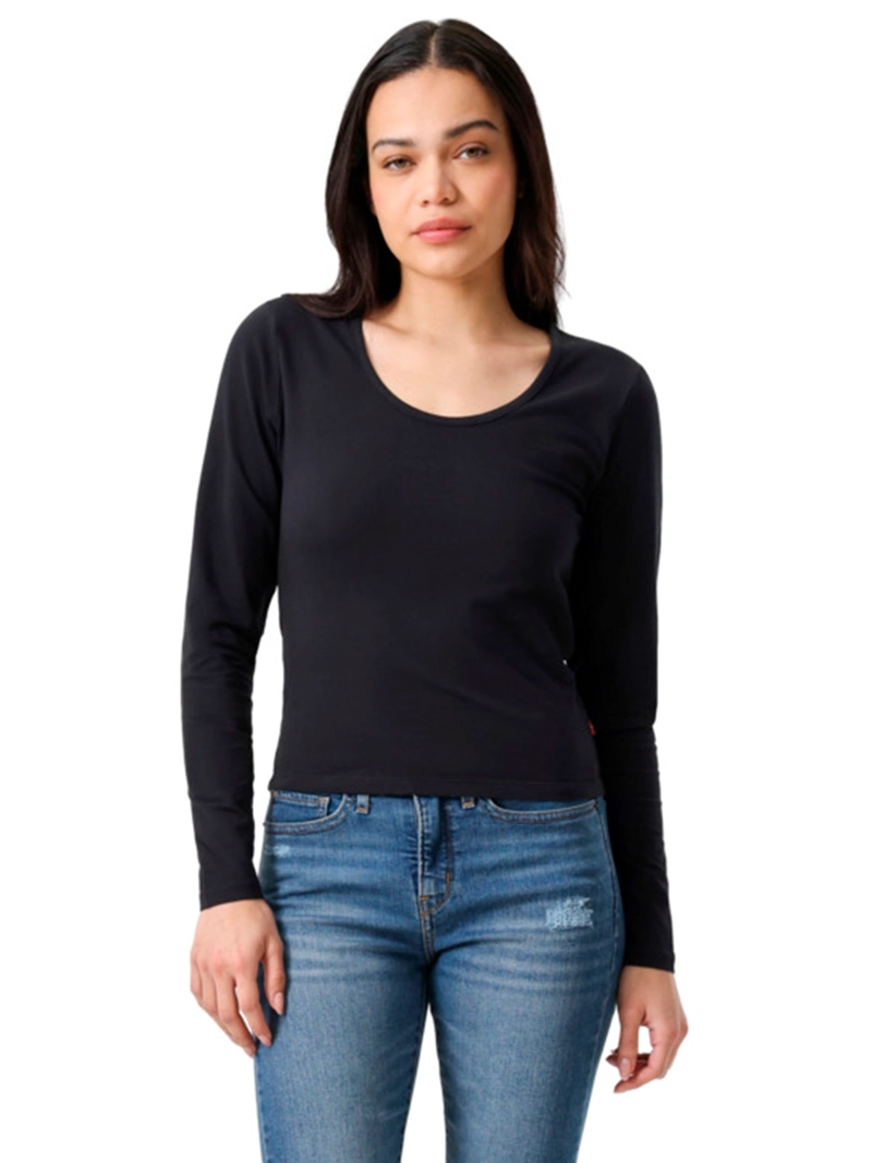 POLERA MUJER LEVI'S ALGODÓN MANGA LARGA - 2