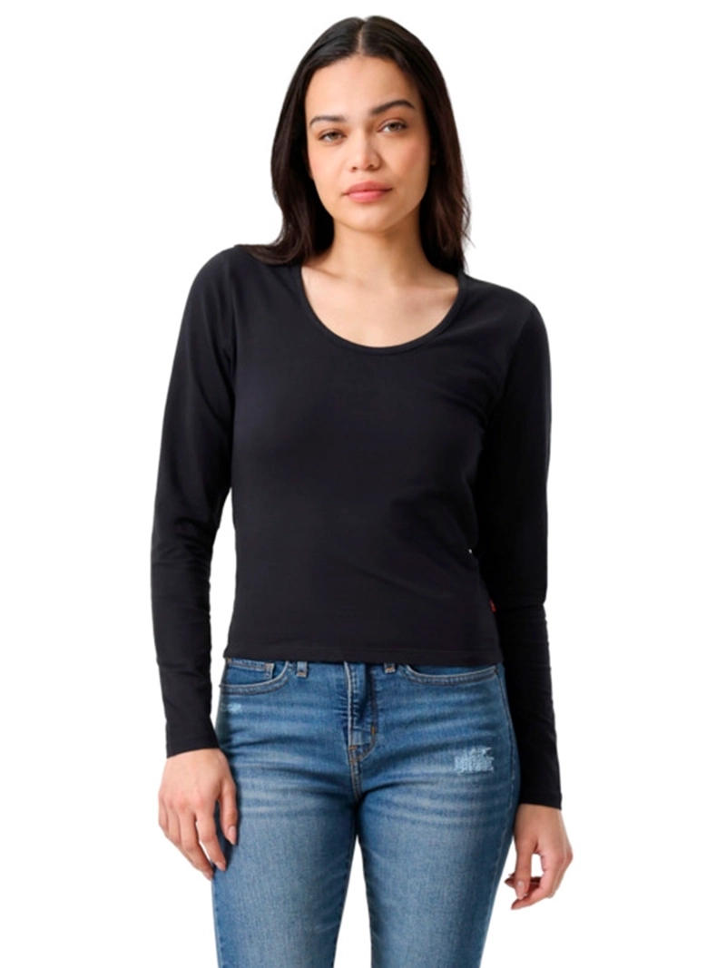 POLERA MUJER LEVI'S ALGODÓN MANGA LARGA - 2