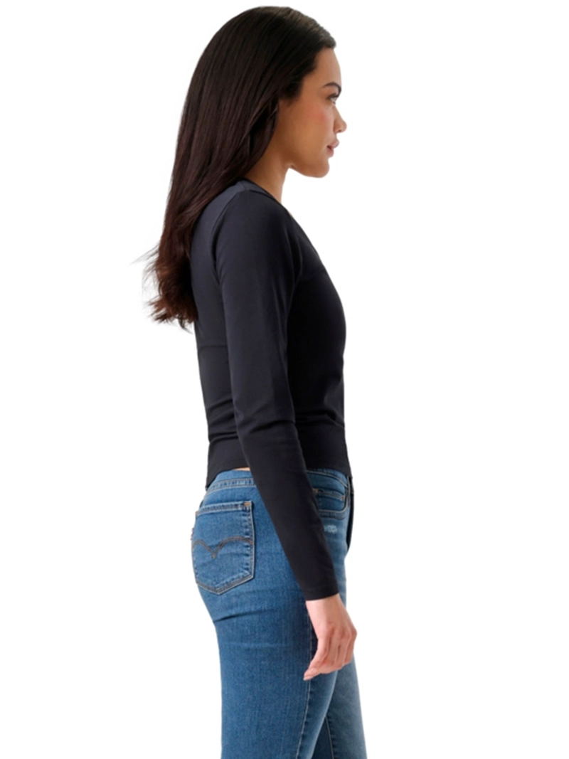 POLERA MUJER LEVI'S ALGODÓN MANGA LARGA - 3