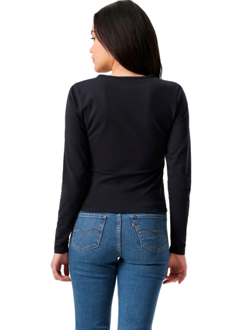 POLERA MUJER LEVI'S ALGODÓN MANGA LARGA - 4