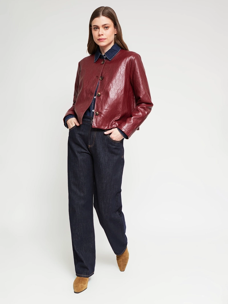 CHAQUETA MUJER MARQUIS EFECTO PIEL - 5