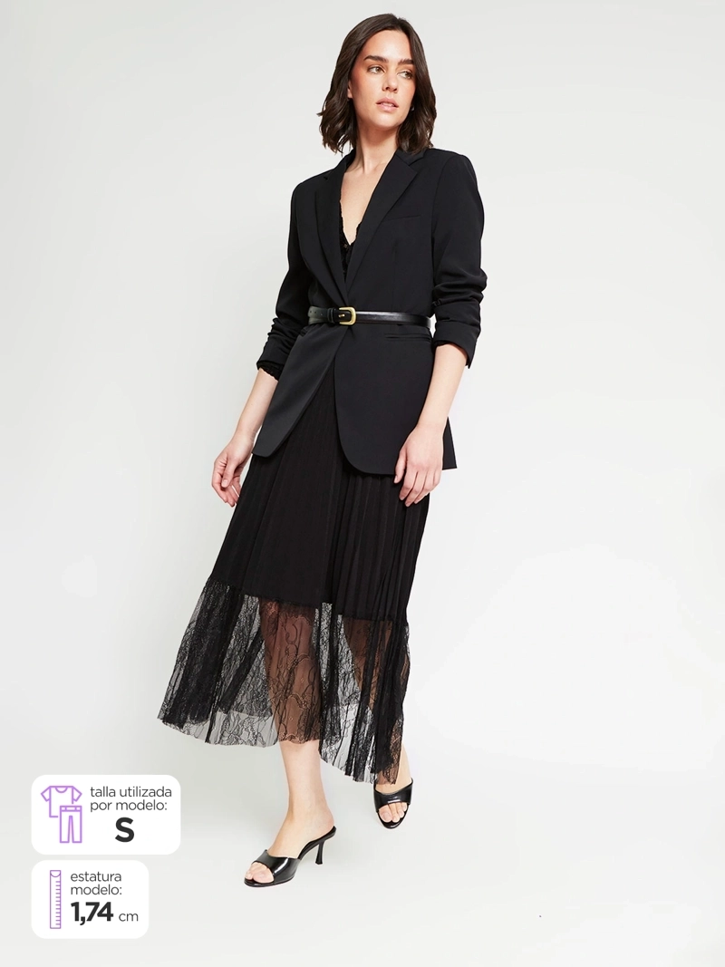 FALDA MUJER MARQUIS PLISADA - 1