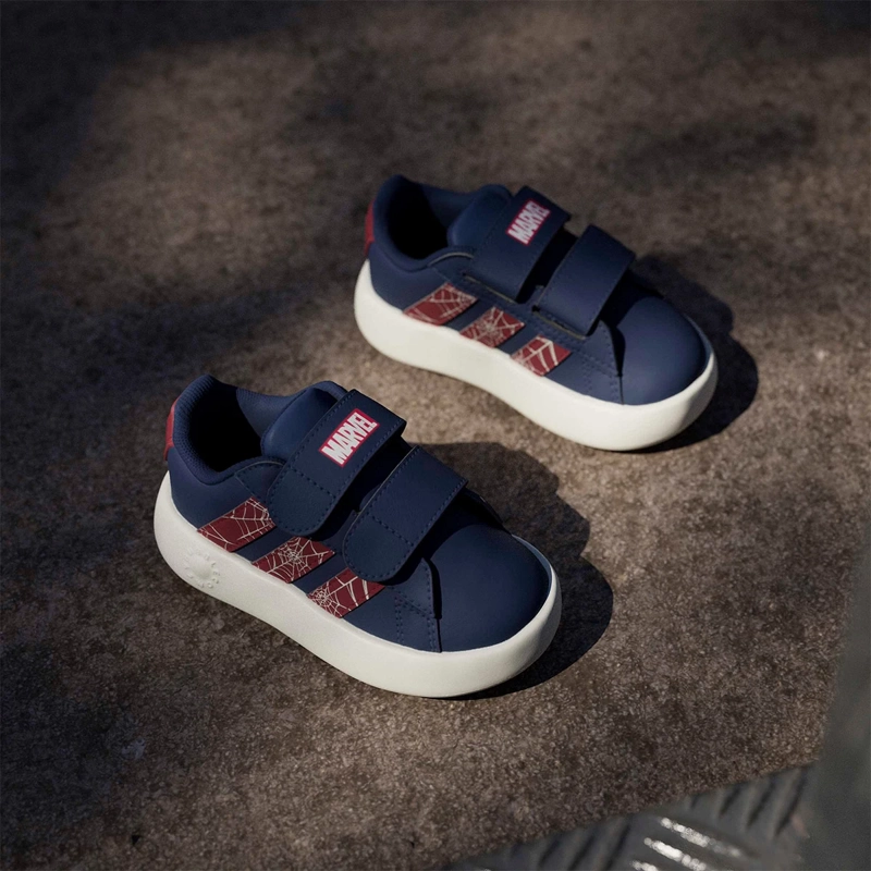 ZAPATILLAS NIÑO ADIDAS CASUALES AZUL GRAND COURT SPIDER-MAN CF I - 10
