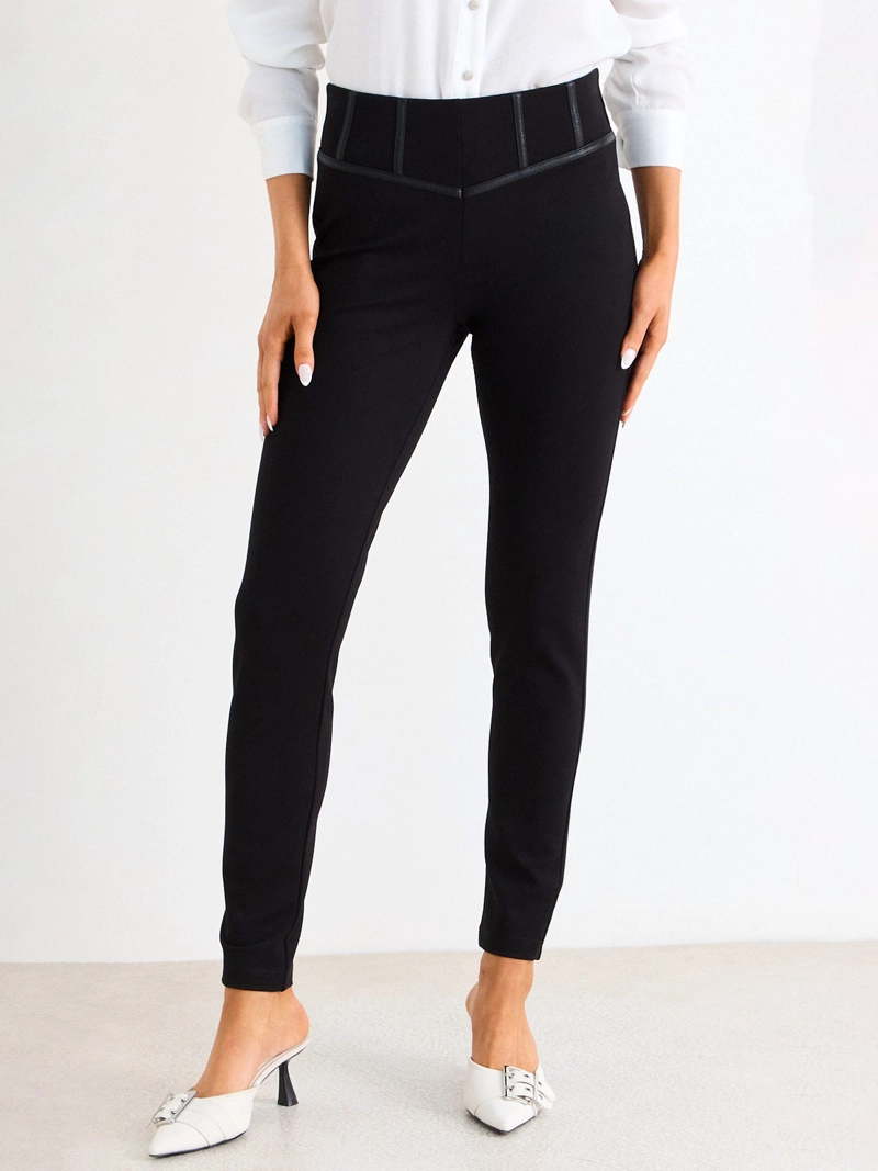 CALZA MUJER ASH ENTALLADA PRETINA ANCHA - 3