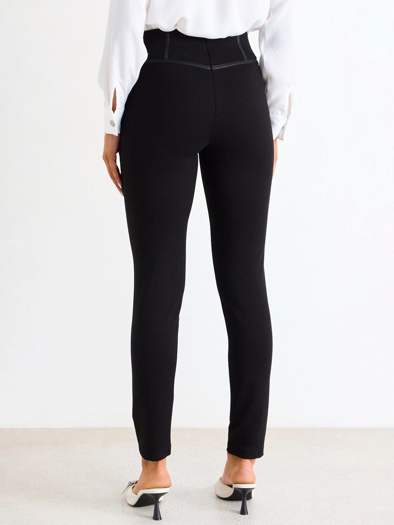 CALZA MUJER ASH ENTALLADA PRETINA ANCHA - 4