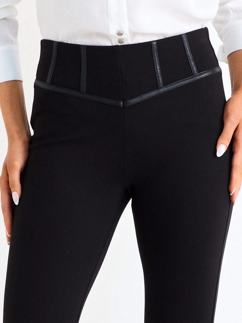 CALZA MUJER ASH ENTALLADA PRETINA ANCHA - 5