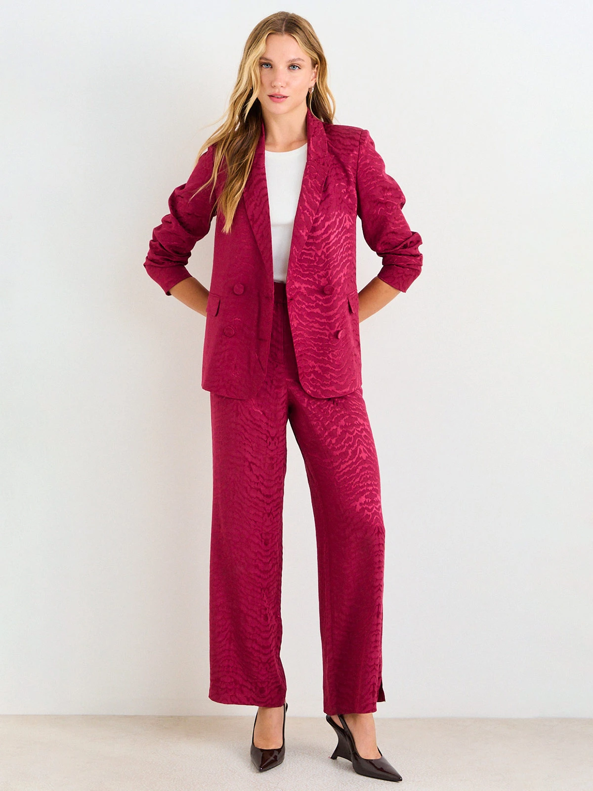 BLAZER MUJER ASH CRUZADO BOTONES - 1
