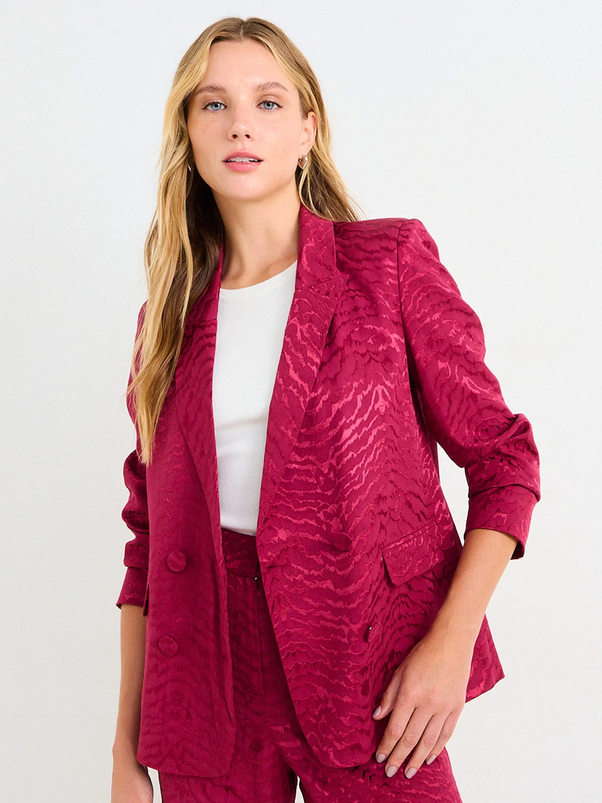 BLAZER MUJER ASH CRUZADO BOTONES - 3
