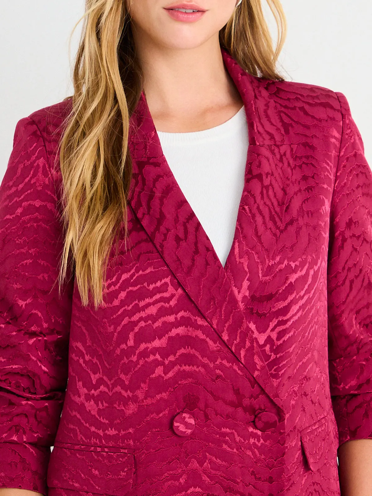 BLAZER MUJER ASH CRUZADO BOTONES - 5