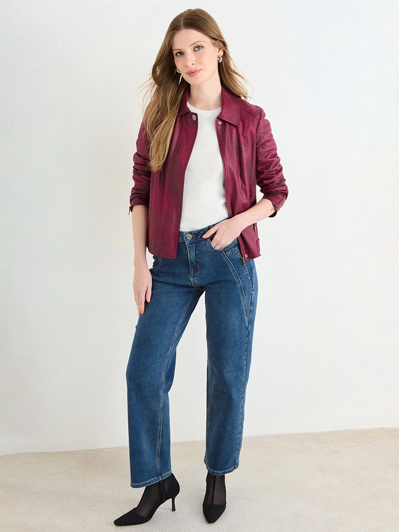 CHAQUETA MUJER ASH SUEDE CRAQUELADO - 1