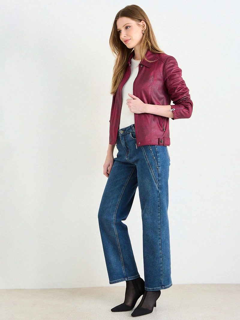 CHAQUETA MUJER ASH SUEDE CRAQUELADO - 2