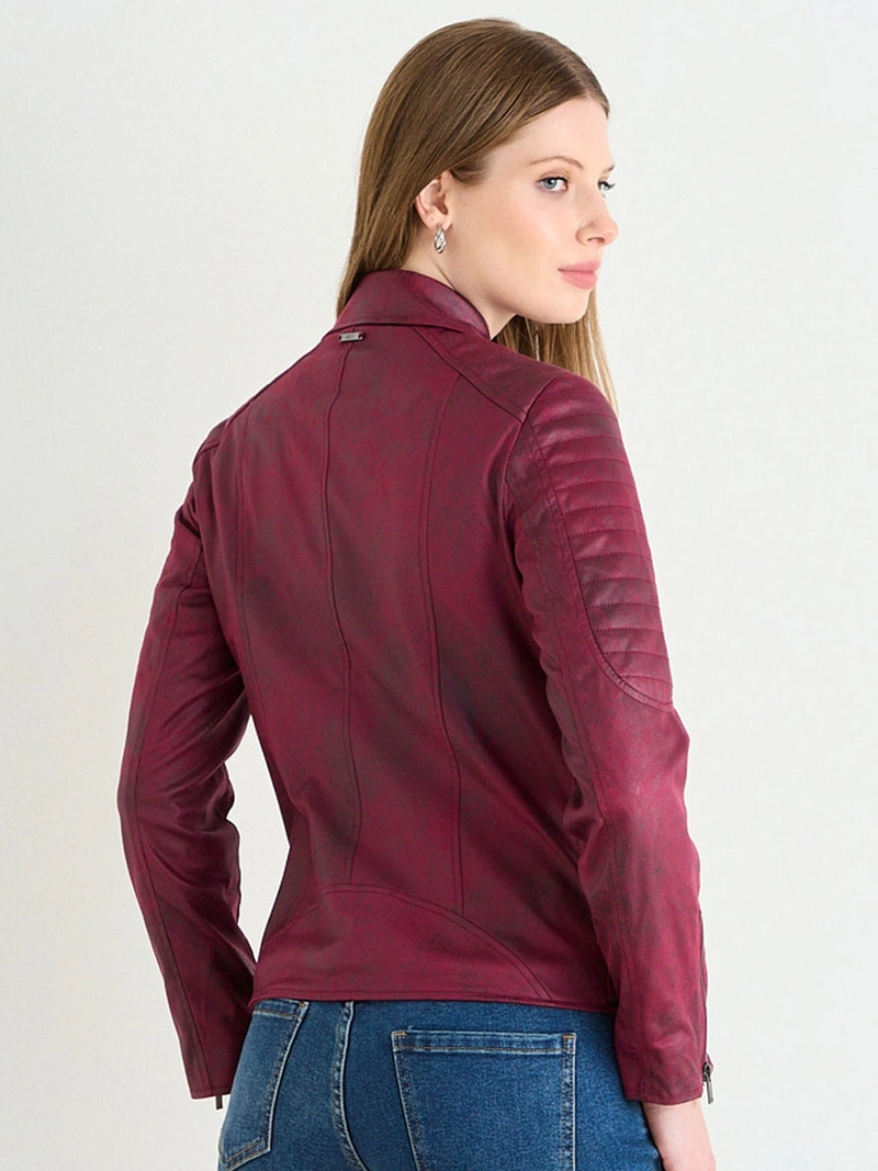 CHAQUETA MUJER ASH SUEDE CRAQUELADO - 4