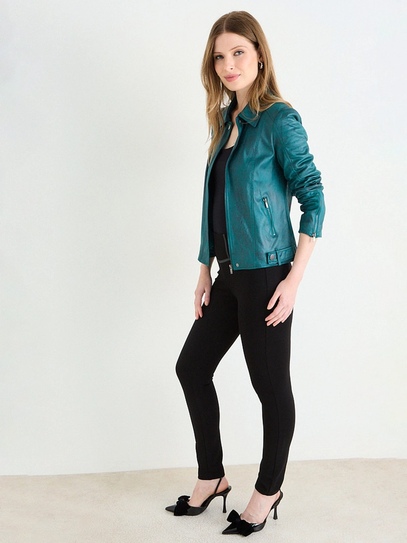 CHAQUETA MUJER ASH SUEDE CRAQUELADO - 2