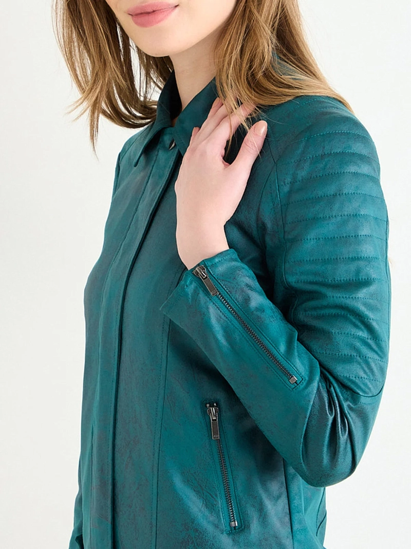 CHAQUETA MUJER ASH SUEDE CRAQUELADO - 5