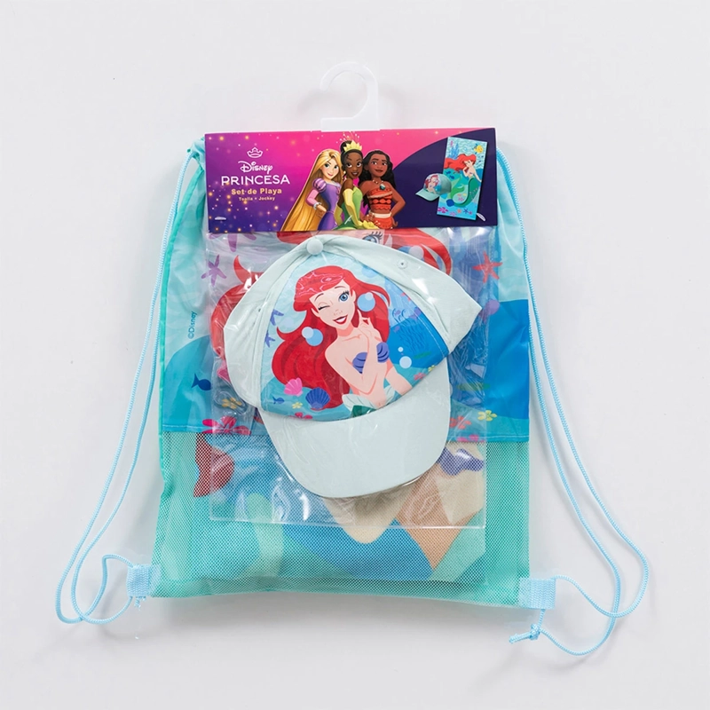 SET TOALLA DE PLAYA + JOCKEY DISNEY PRINCESAS MAR - 3