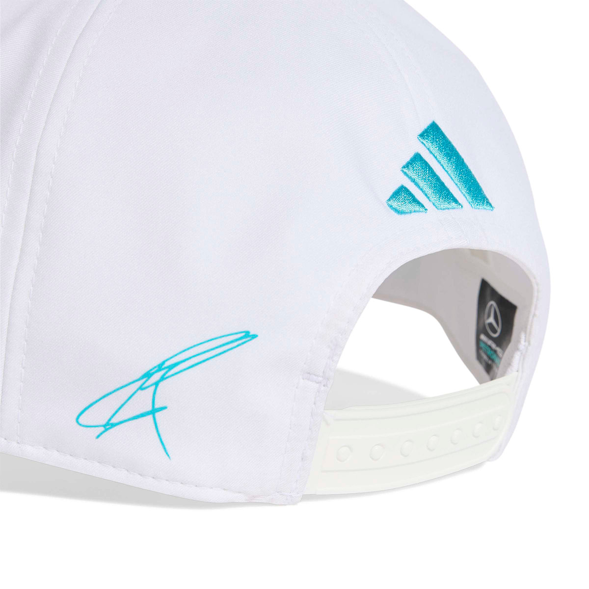 GORRA ADIDAS MERCEDES AMG PETRONAS FORMULA 1 TEAM GEORGE RUSSELL BLANCO - 4