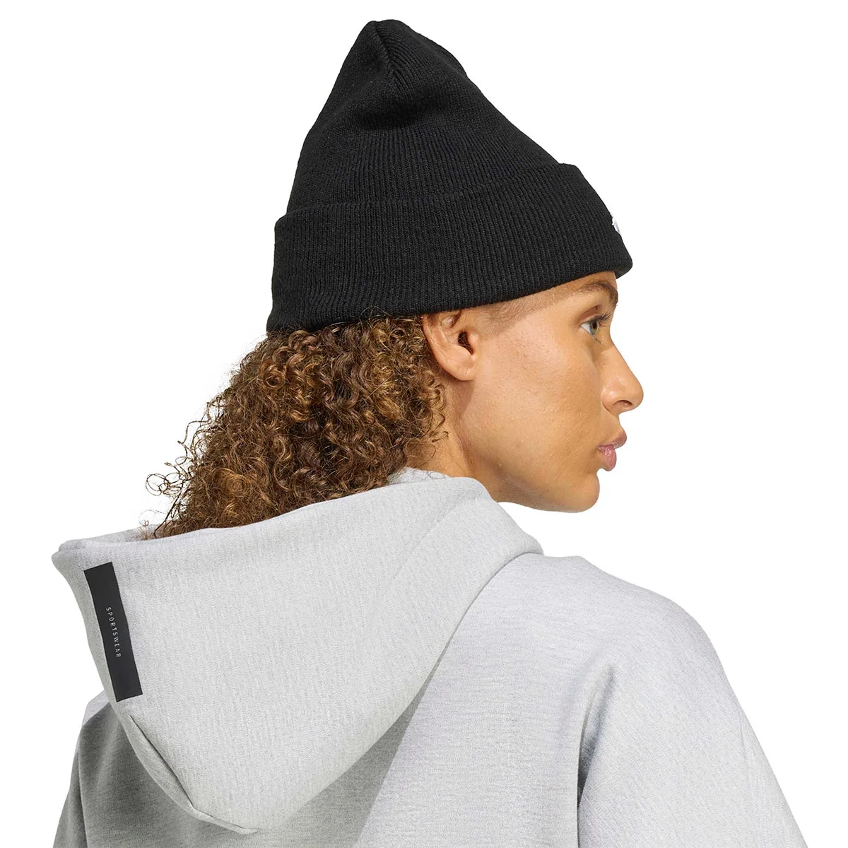 GORRA ADIDAS NEW LOGO CUFF NEGRO - 5