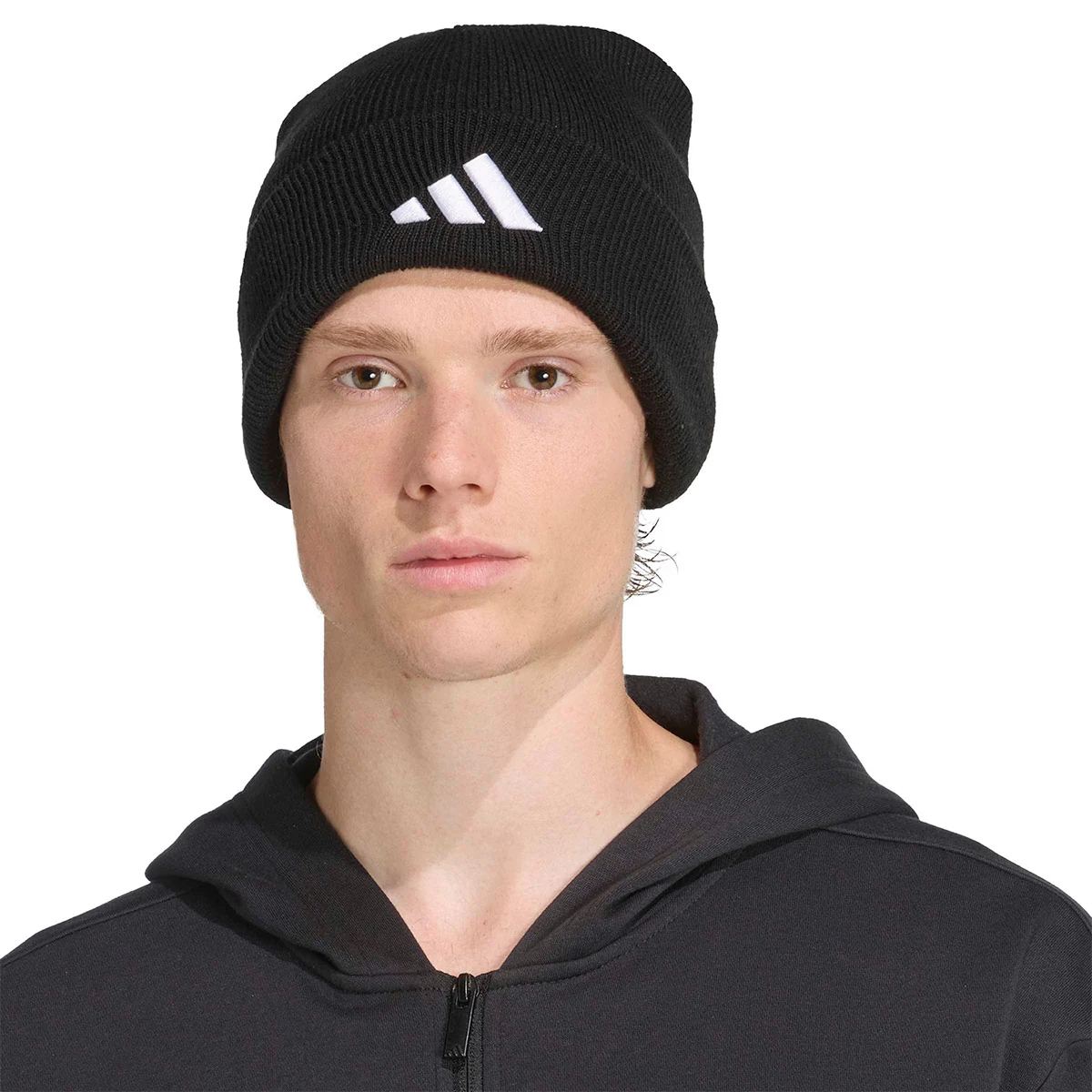 GORRA ADIDAS NEW LOGO CUFF NEGRO - 6
