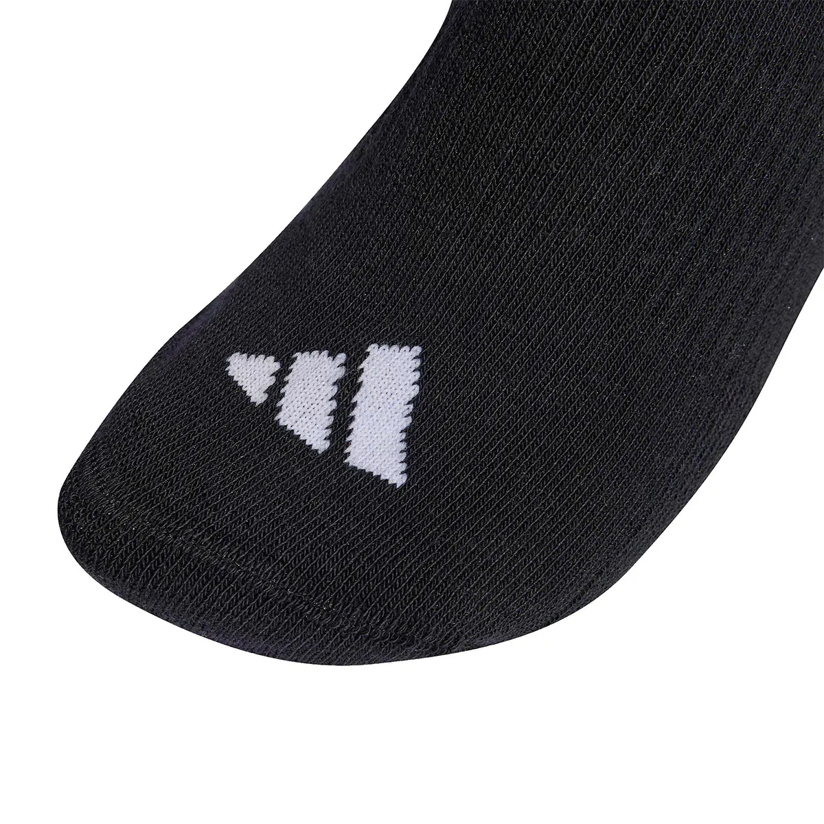 CALCETINES ADIDAS CORTE MEDIO 3 RAYAS NEGRO - 3
