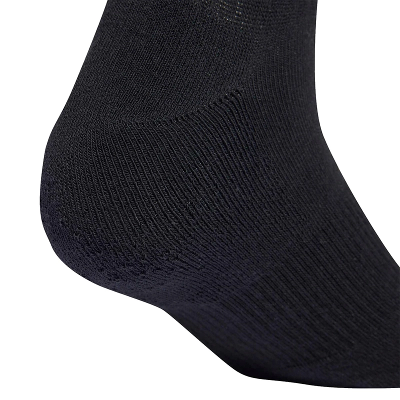 CALCETINES ADIDAS CORTE MEDIO 3 RAYAS NEGRO - 4