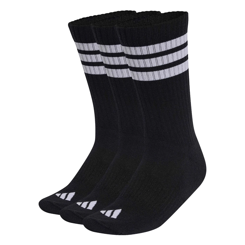 CALCETINES ADIDAS TRES RAYAS NEGRO - 1