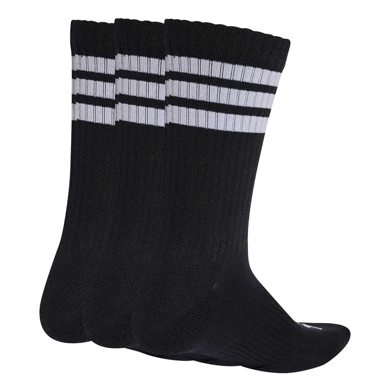 CALCETINES ADIDAS TRES RAYAS NEGRO - 2