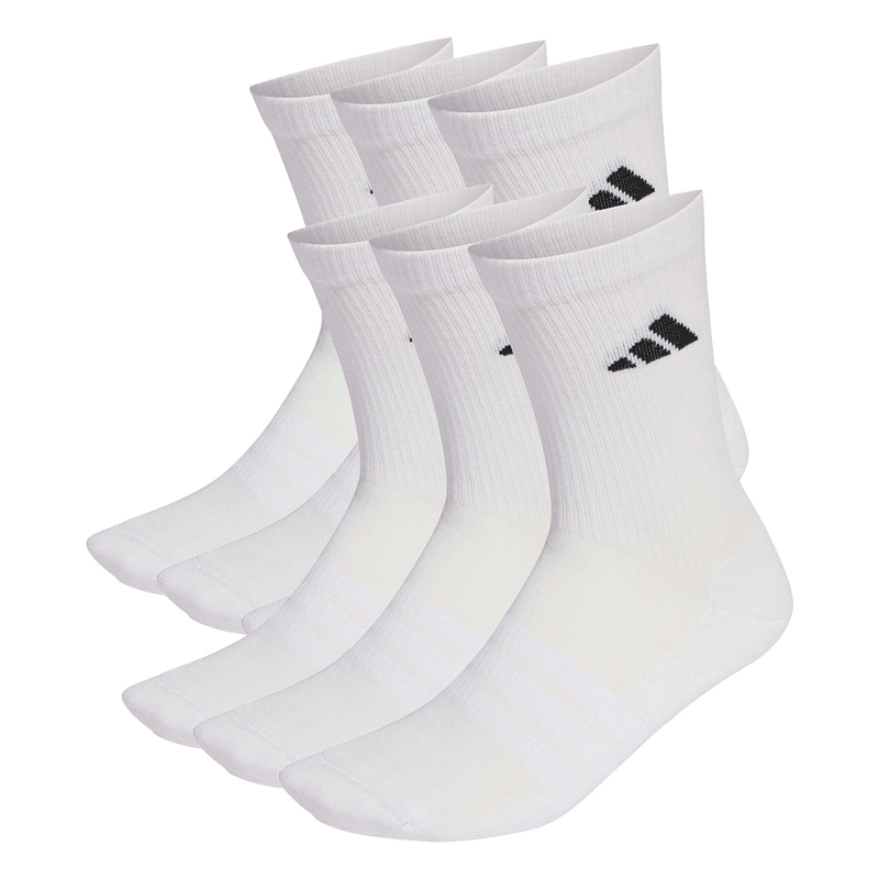 CALCETINES ADIDAS MEDIA PANTORRILLA BLANCO - 1