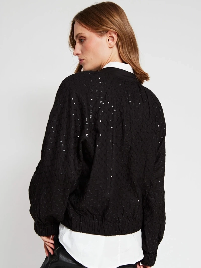 CHAQUETA MUJER MARIA CHER X MARQUIS ALGODÓN BORDADA - 4