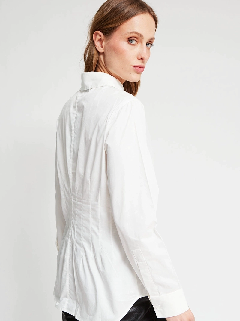 BLUSA MUJER MARIA CHER X MARQUIS ALGODÓN CAMISERA PINZADA - 4