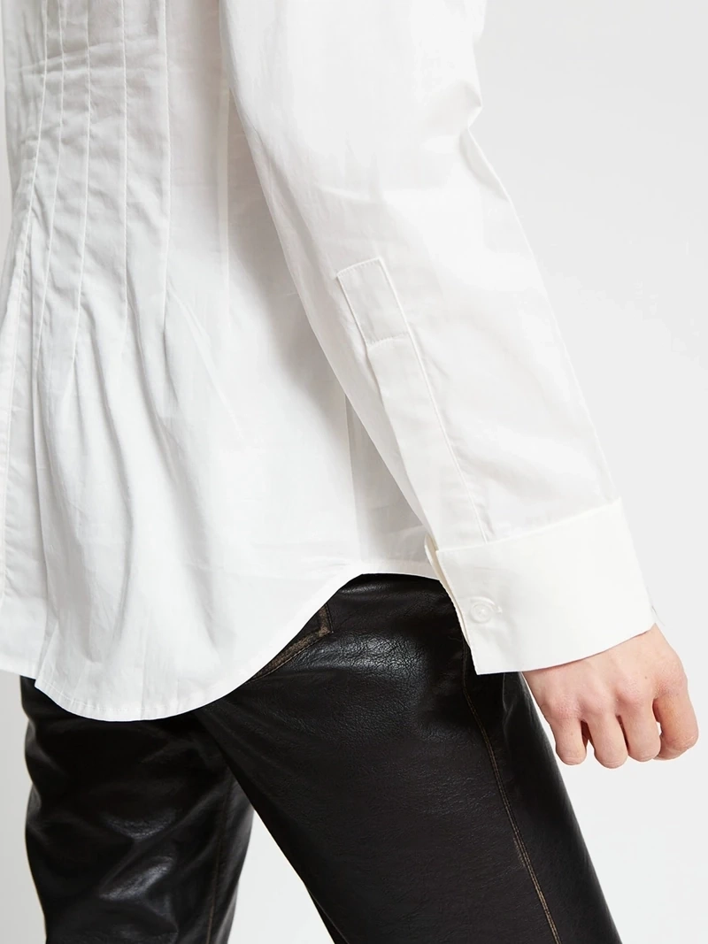 BLUSA MUJER MARIA CHER X MARQUIS ALGODÓN CAMISERA PINZADA - 5