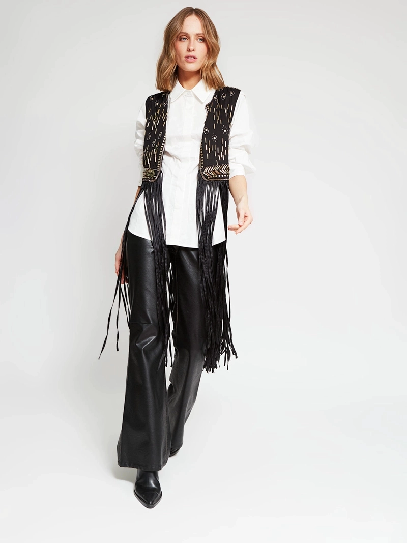 BLUSA MUJER MARIA CHER X MARQUIS ALGODÓN CAMISERA PINZADA - 6