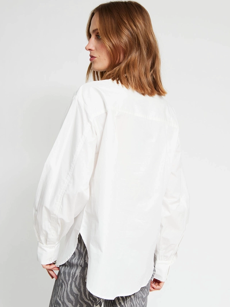 BLUSA MUJER MARIA CHER X MARQUIS ALGODÓN CAMISERA MOSTACILLAS - 4