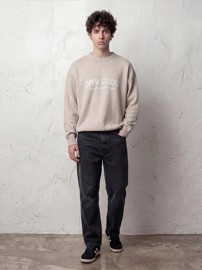 SWEATER HOMBRE INDEX CUELLO REDONDO PRINT - 3