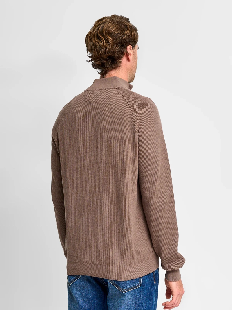 SWEATER HOMBRE MARQUIS ALGODÓN HALF ZIPPER TEXTURA - 2