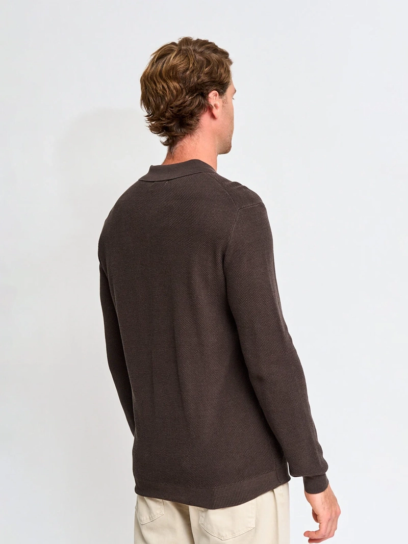 SWEATER HOMBRE MARQUIS ALGODÓN CUELLO POLO TEXTURA - 2
