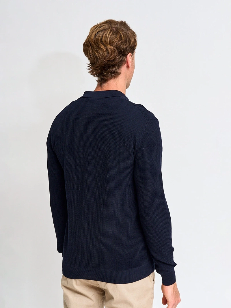 SWEATER HOMBRE MARQUIS ALGODÓN CUELLO POLO TEXTURA - 2