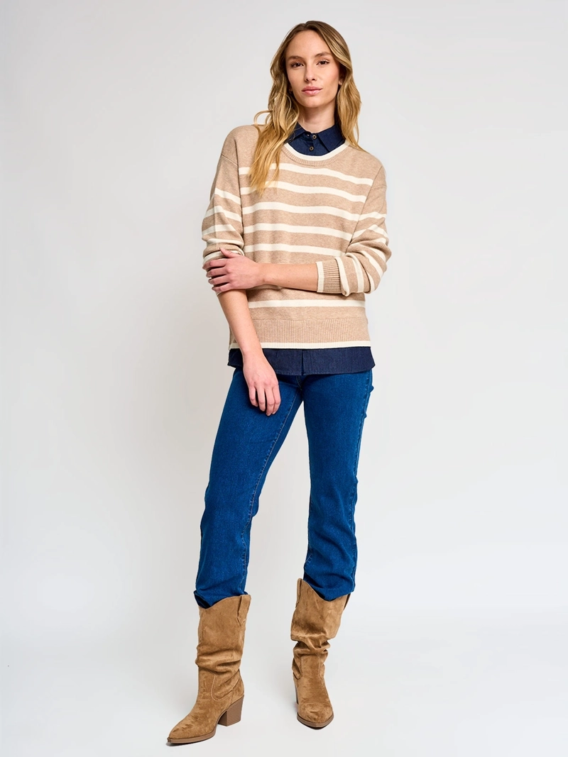SWEATER MUJER REGATTA MANGA LARGA TWINSET - 5