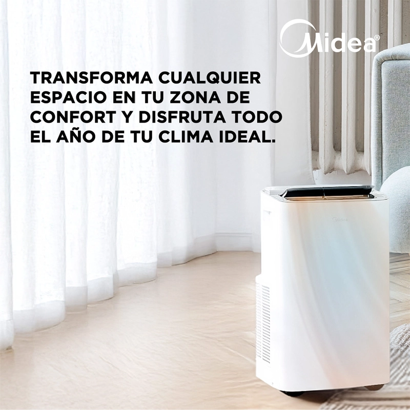 AIRE ACONDICIONADO PORTÁTIL MIDEA 12000 BTU + WIFI MPPXA-12HRN8 - 4