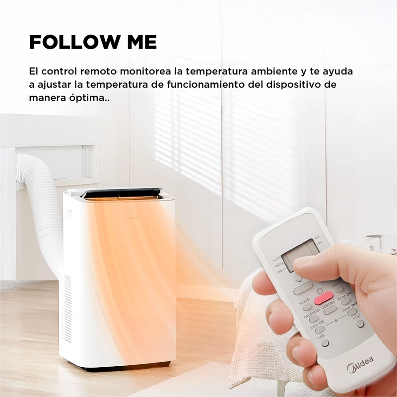 AIRE ACONDICIONADO PORTÁTIL MIDEA 12000 BTU + WIFI MPPXA-12HRN8 - 9